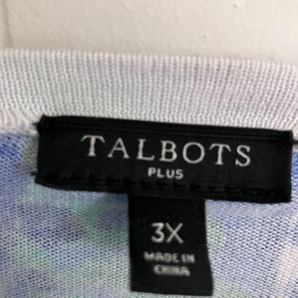 Talbots paisley cardigan - Picture 2 of 2